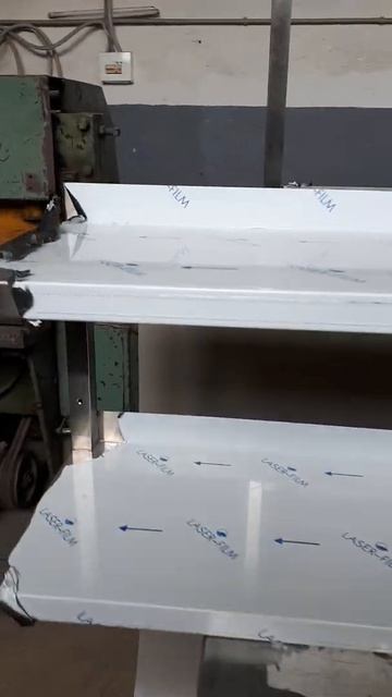 полка двойная навесная из нержавеющей стали