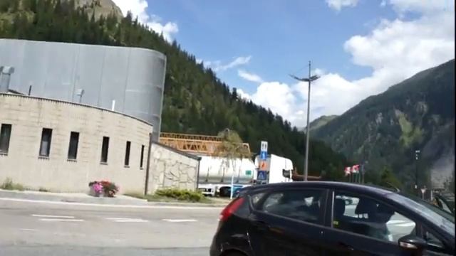 Дорога в Милан   Монблан с итальянской стороны