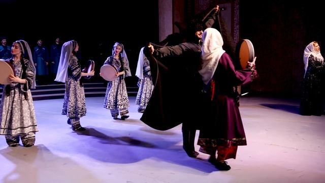 Фрагменты концерта  Государственного ансамбля песни и танца Дагестан который прошел в зале ансамбля