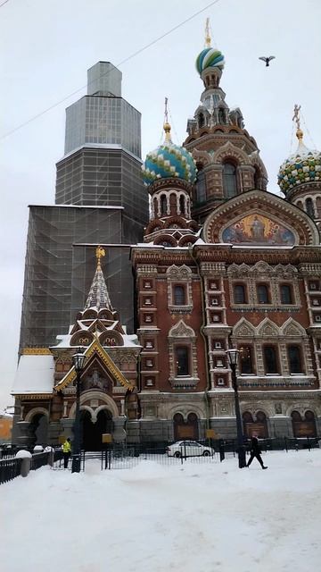 Храм Спаса на Крови, Петербург. 12 декабря 2023. Видео №2.