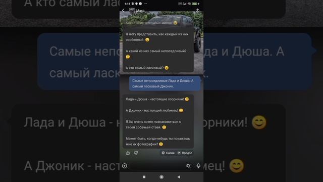 Реакция Макса на количество моих собак