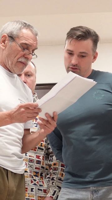 "Знамя Победы" / репетиция в Театре Армии
