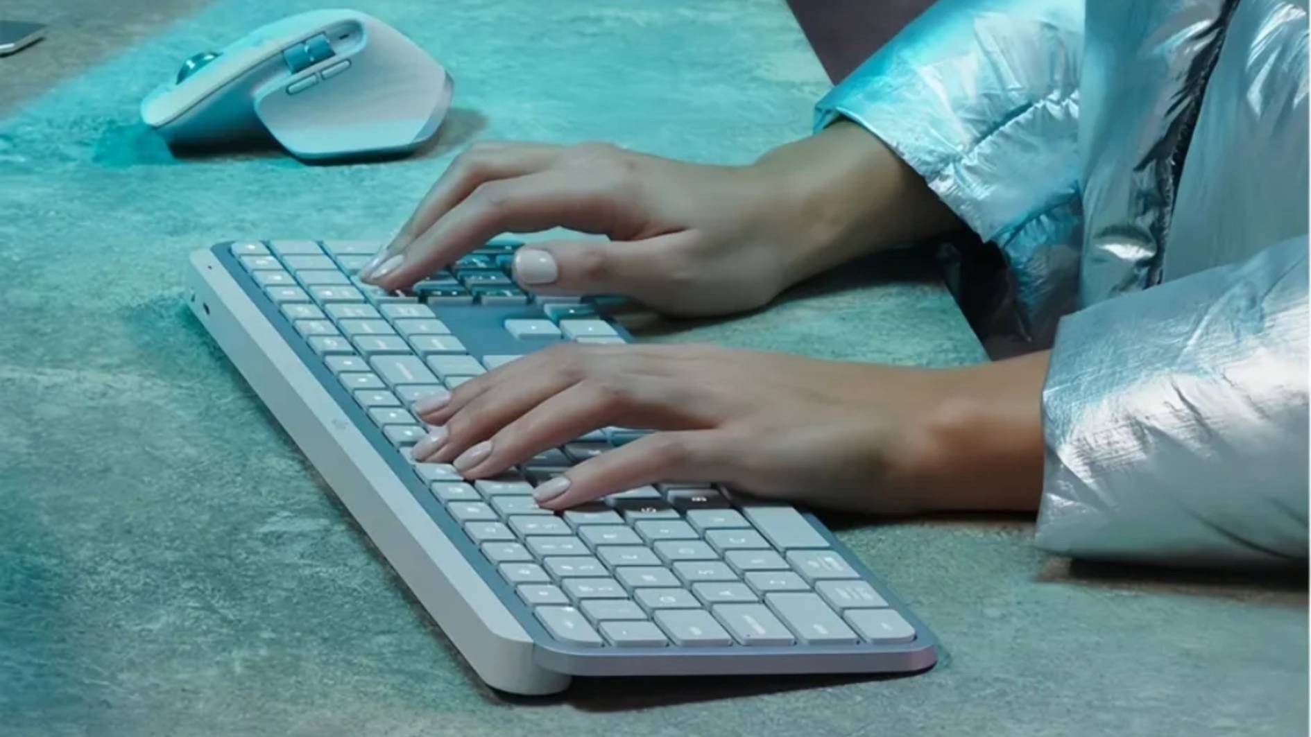 Клавиатура Logitech MX Keys S белая