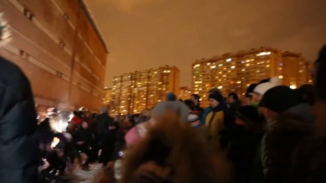Фаер-шоу от Лазертаг клуба "5 уровень" при участии "Такс