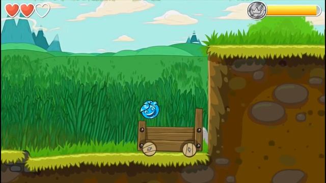 Несносный Красный Шарик VS ОГОНЬ И ВОДА Новый Мульт Игра   RED BALL 4 Volume 5 INTO THE CAVE