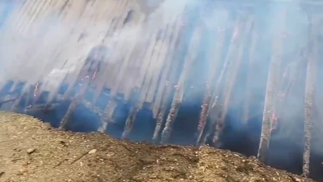 Сгорел деревянный автомобильный мост к поселку Поляковский в Зейском округе.