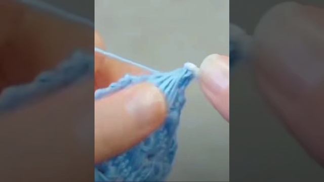 Красивый узор крючком