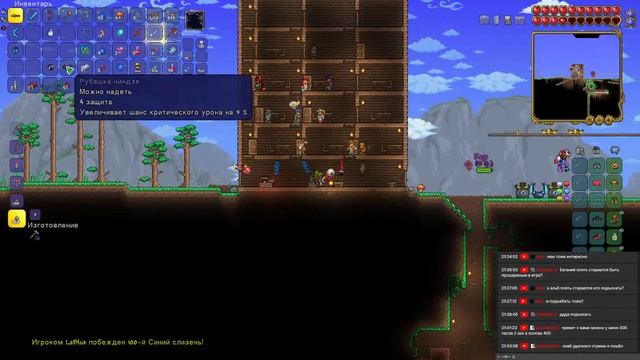 Terraria Ко-оп стрим #4