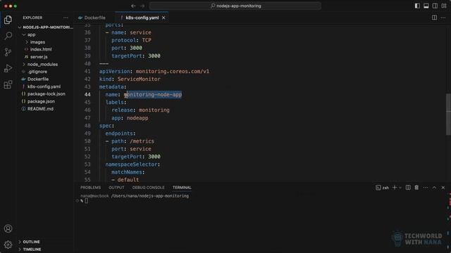 16.16 Scrape Own Application Metrics & Configure Own Grafana Dashboard (Monitor own App - Part 2)