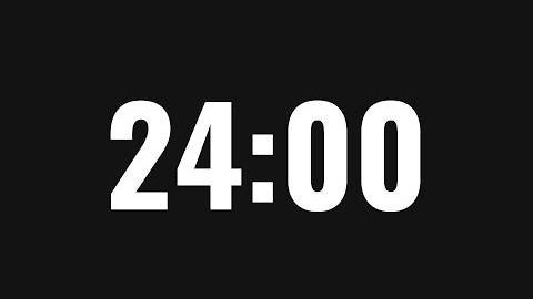 24 минут таймер