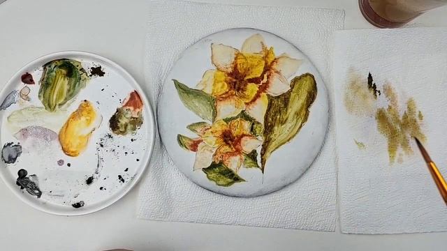 Рисуем в технике витраж на прянике