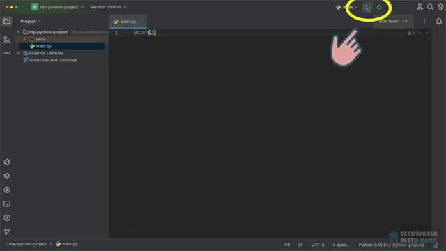 13.3 Our first Python Program
