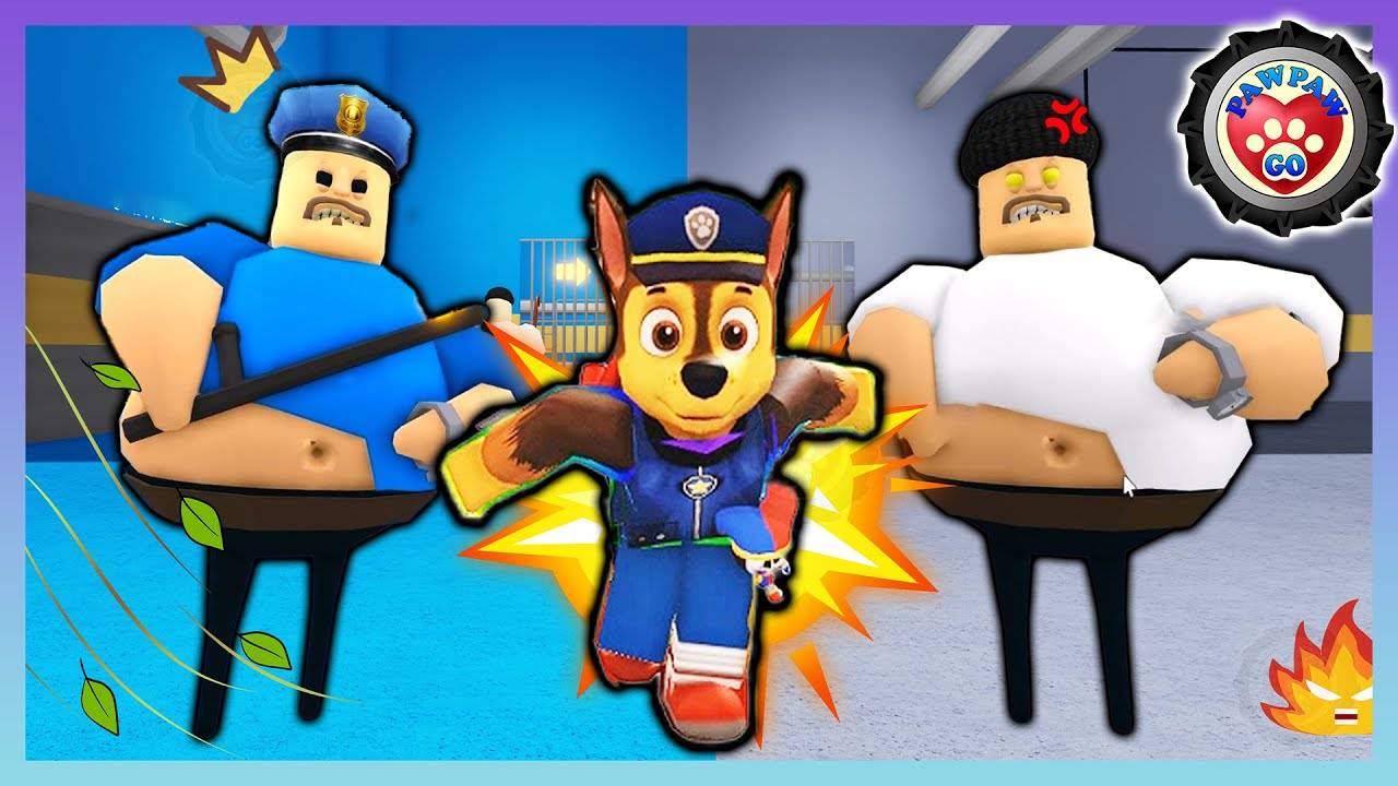 Главное испытание Чейза: побег из тюрьмы, построенной в Roblox