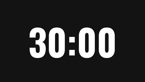 ТАЙМЕР 30 МИНУТ