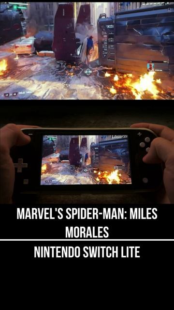 Marvel's Spider-Man: Miles Morales Nintendo Switch Lite Gameplay