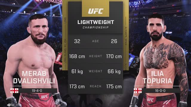UFC 5 - Мераб Двалишвили против Илии Топурия