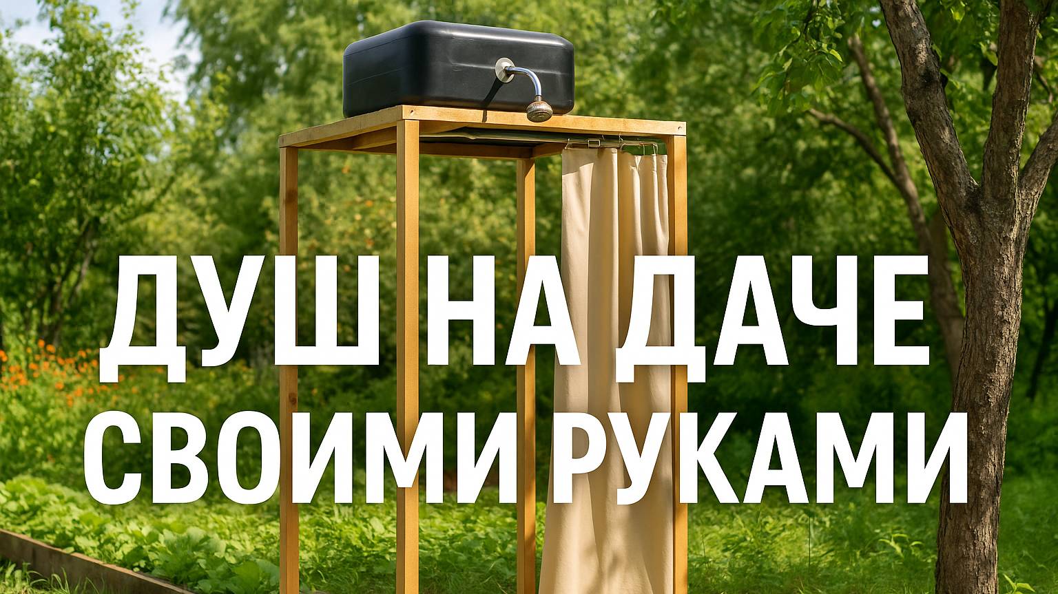 Дачный душ своими руками