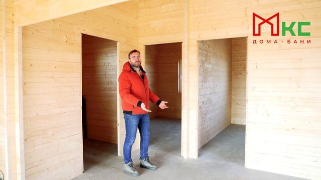 🏘️Дом за 3 месяца, из двойного бруса «Пирр 6×12 с терра?