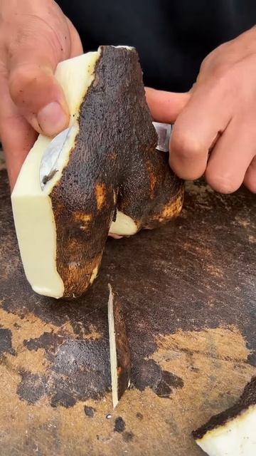Peeling jicama fruit lecture #shorts