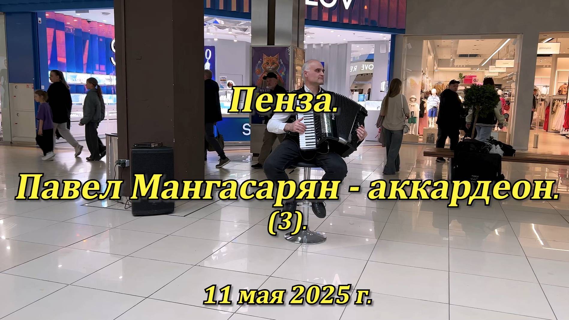 Пенза. Павел Мангасарян - аккардеон. (3). 11.05.2025