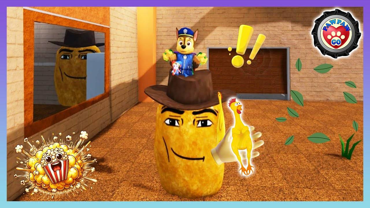 Забавный побег Чейза: спасайтесь от разъяренной курицы Гедагедаго в Roblox!