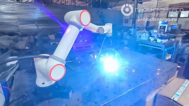 Роботизированная сварка по контуру двутавровой балки
