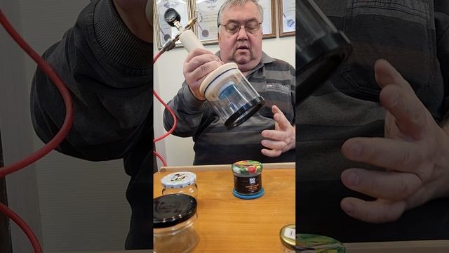 Скорость работы вакуумного укупорщика Медведева