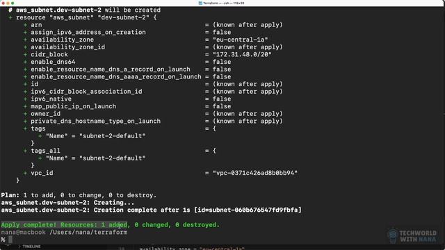 12.6 Terraform commands