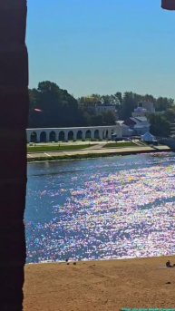 Великий Новгород! Невероятный блеск реки Волхов!