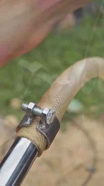 The process of installing a water hose #shorts