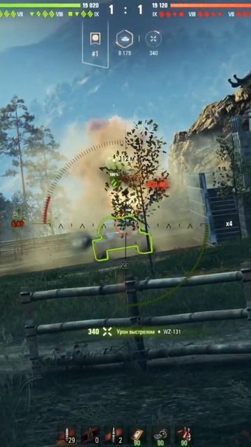 Сорви башня XD #ваншот #wot #картошка #wtf