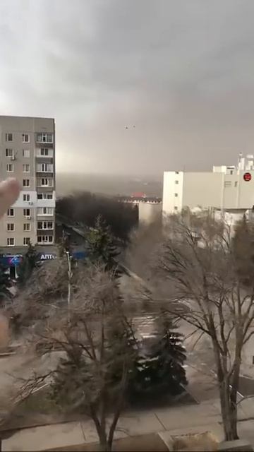 Упала вышка. Город Южноукраинск