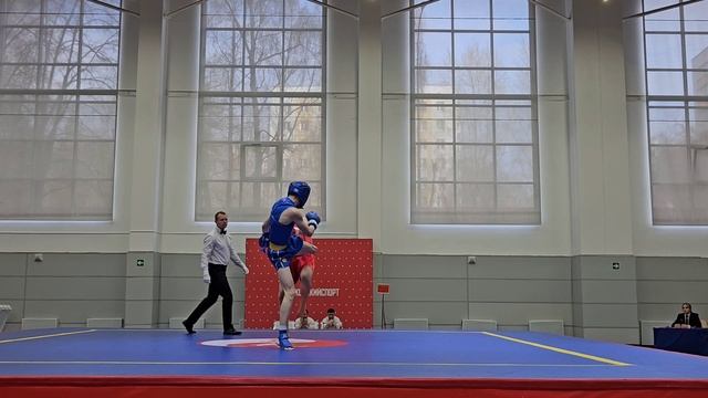 Ушу-саньда, Дима Потапов, син. 1/4, Чемпионат и первенство России 04.2025г г Москва