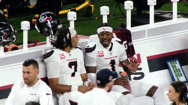 C.J. Stroud Mic'd Up, "Stop telling your secrets in Richard Sherman podcast" vs. Bears Week 2, 2024