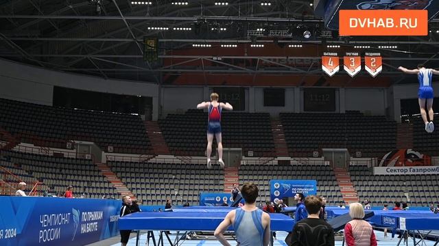 Участники чемпионата по прыжкам на батуте взмыли в во?