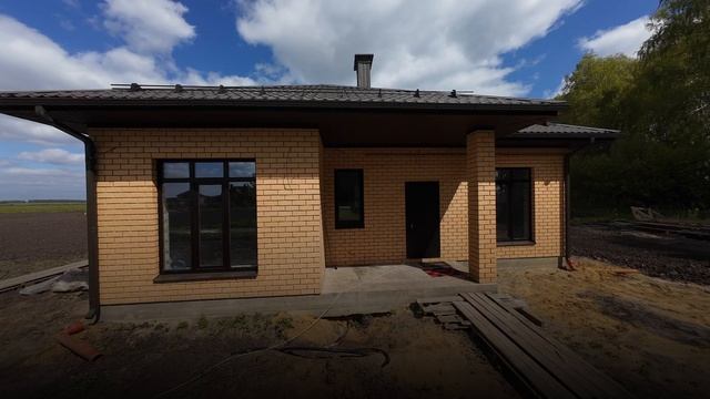 ✅ Внешний обзор дома 100 м² с квадрокоптера