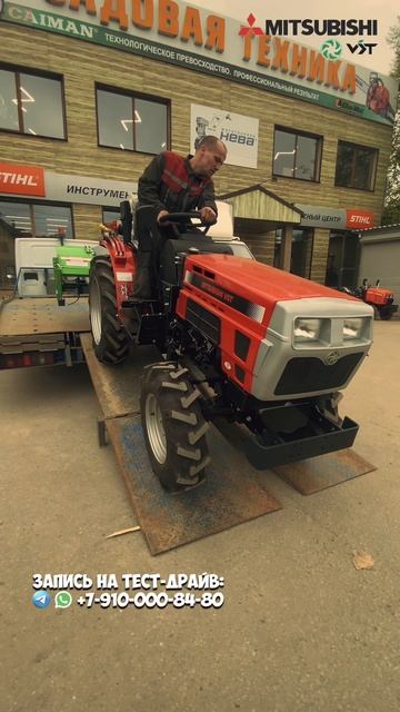 Единственный минитрактор на рынке с 4 цилиндрами! Mitsubishi MT 270 #трактор #минитрактор #обзор