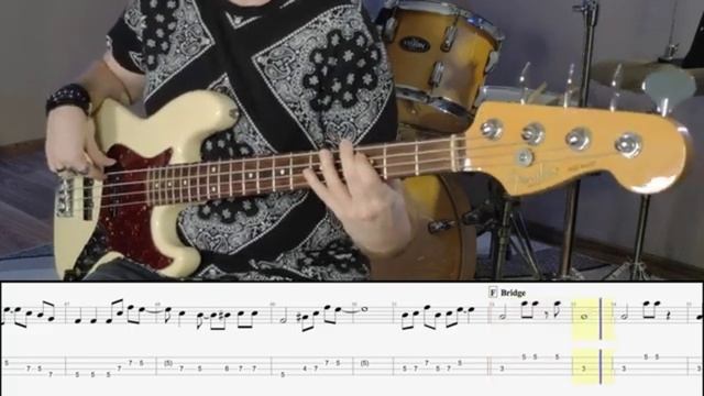 Deep Purple- Never Before( guitar bass,tab)