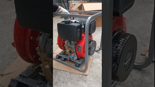 Видео-инструкция по запуску дизельной мотопомпы Kemage KM80TB60-8.0C (max 110 м3/ч, max напор 6м)