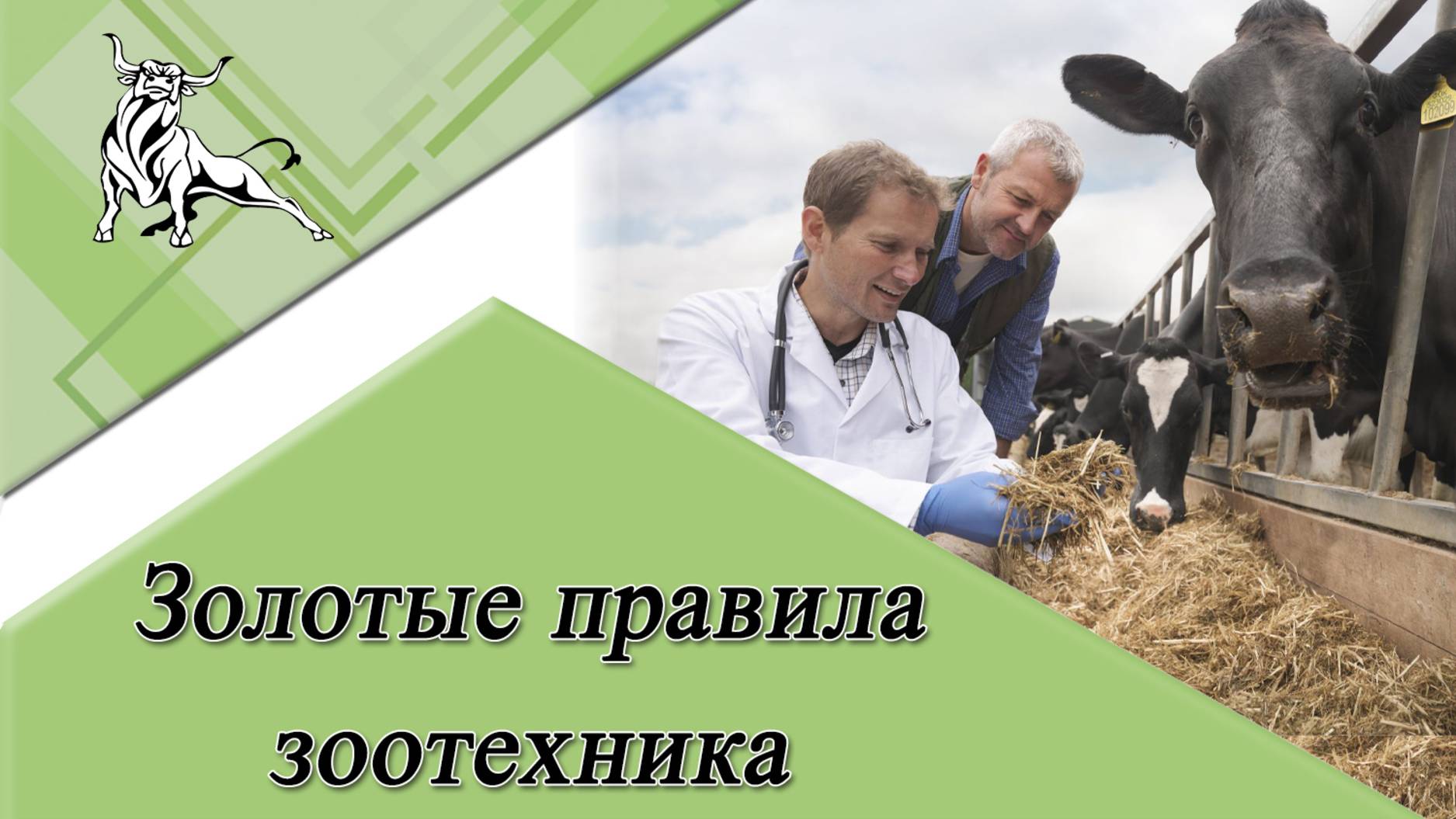 Золотые праивла зоотехника