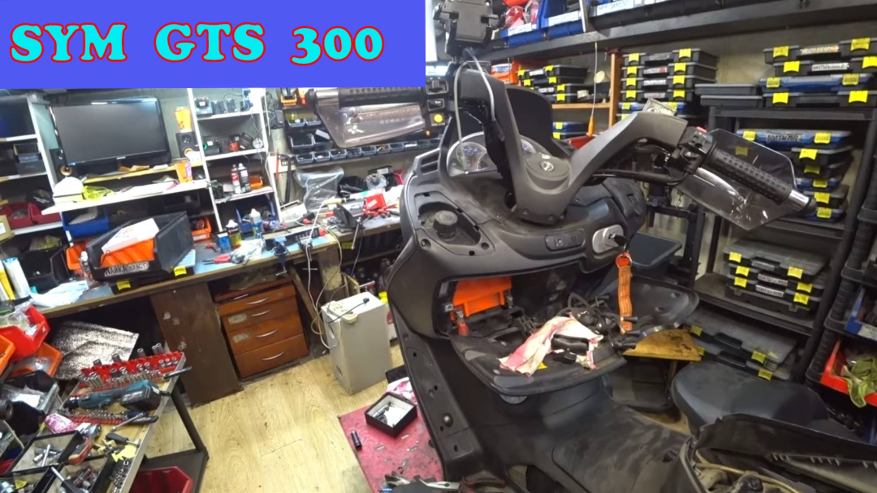 90. Sym gts 300. Живой после полтоса.