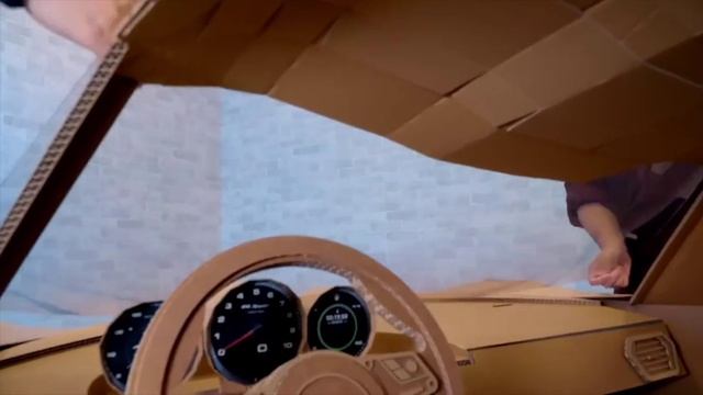 Porshe из картона