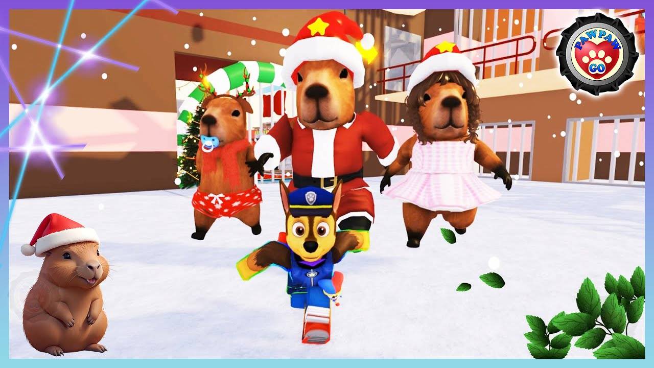 ROBLOX 🔥 Бросьте вызов гигантской тюрьме Кристнас Капибара