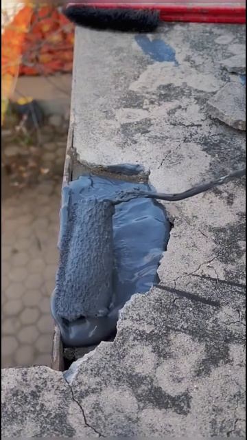 The process of repairing damaged floors #shorts