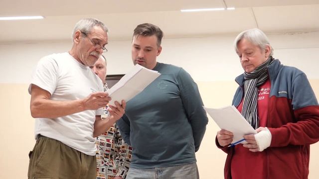 "Знамя Победы" / репетиция в Театре Армии