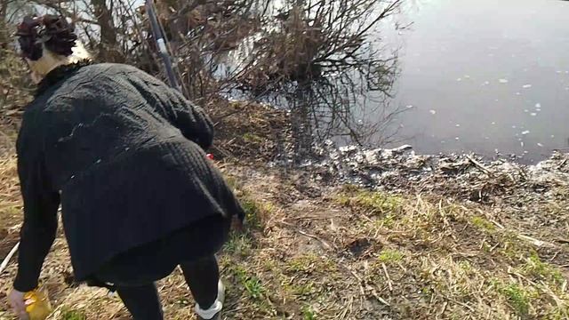 Выехала на природу на рыбалку в России в городе Прокопьевск