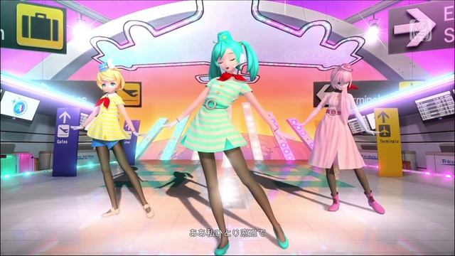 Miku Hatsune, Rin Kagamine & Luka Megurine - Tricolore Airline