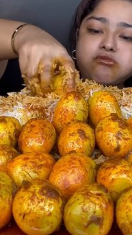 ИНДИЙСКИЙ МУКБАНГ: ЯЙЦА КАРРИ С РИСОМ