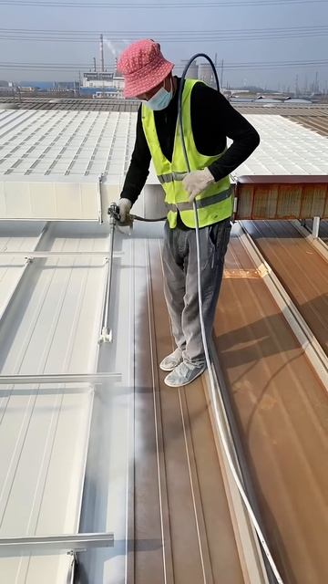 Use a compressor machine to make it easier to paint your house #shorts