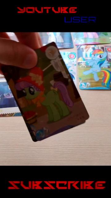 Карточки Kayou My little pony распаковка обзор 12